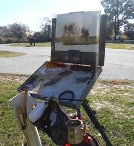 Plein Air Painting the Assateague Back Country - DAY 1 - 11/1/24