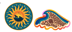 Assateague Island Stickers by Her Planet CreativeCo